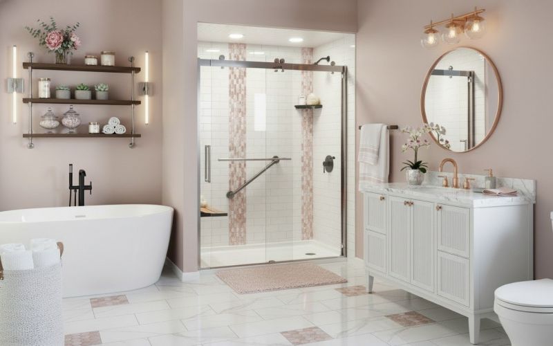 Modern Design Ideas For Tub To Shower Conversion Projects